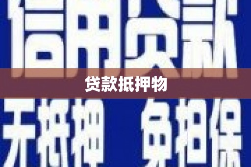 徽县贷款抵押物