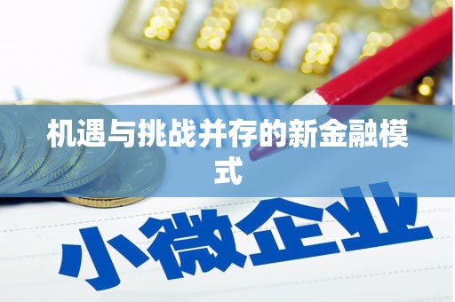 徽县机遇与挑战并存的新金融模式