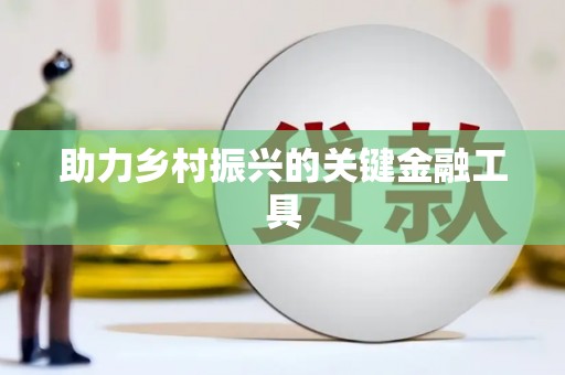 徽县助力乡村振兴的关键金融工具