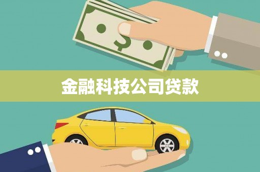 徽县金融科技公司贷款