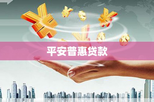 徽县平安普惠贷款