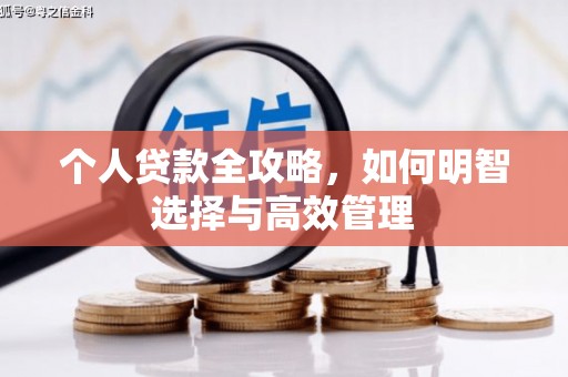 徽县个人贷款全攻略，如何明智选择与高效管理