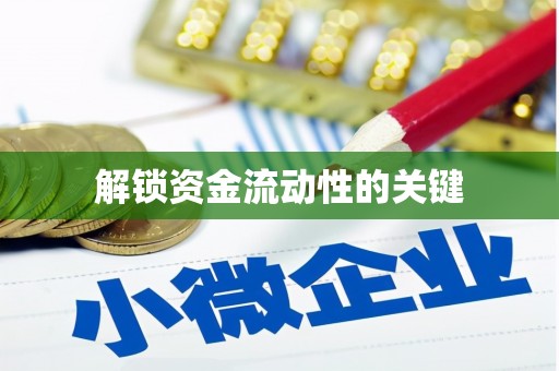 徽县解锁资金流动性的关键