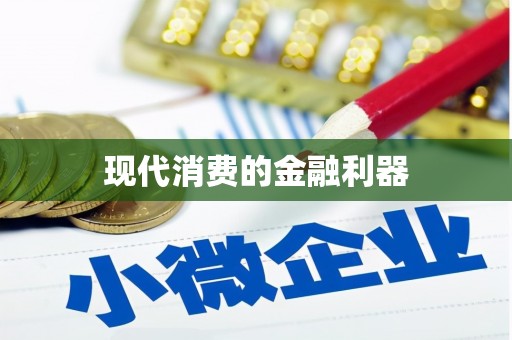 徽县现代消费的金融利器