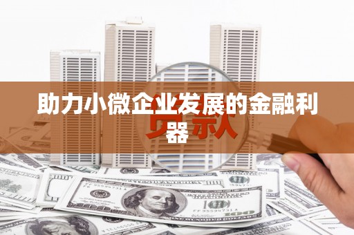 徽县助力小微企业发展的金融利器