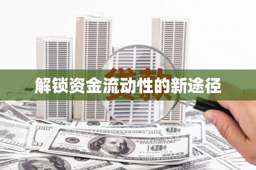 徽县解锁资金流动性的新途径